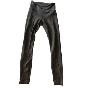 Lululemon Wunder Under Hi-Rise Tight *28" Herringbone Heathered Black size 4